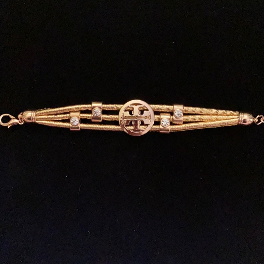 Gold rope bracelet